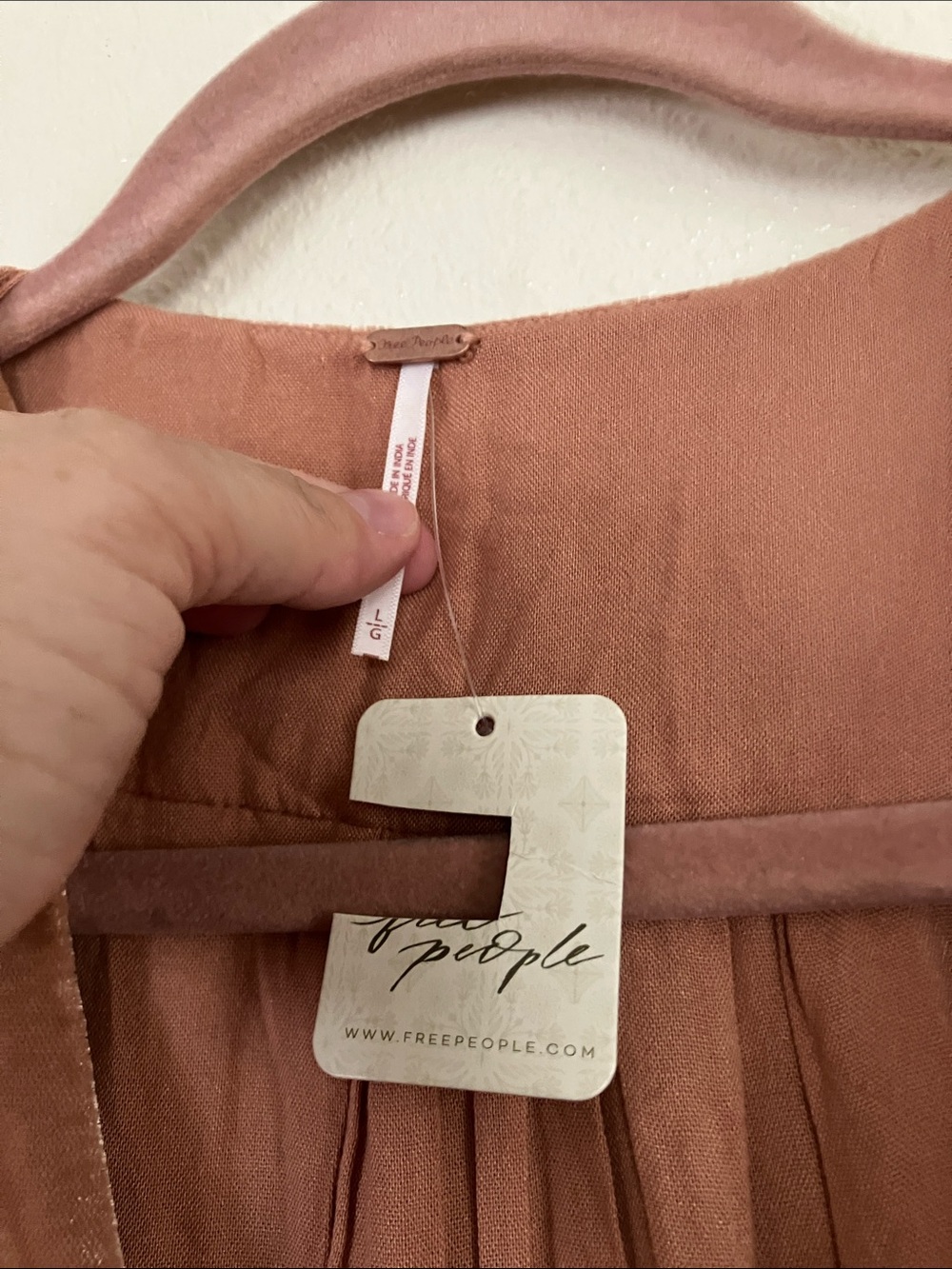 Free People Estella Velvet Mini Dress, L - Picture 2 of 11